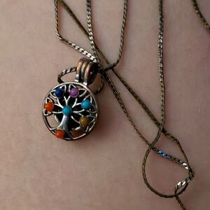 Sterling Silver Freshwater Pearl Pendant On A Long Necklace